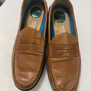 Nunn Bush Men's Tan Leather Loafers Slip-Ons Size 9.5 Memory Foam